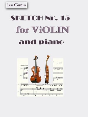 cover image of Sketch Nr. 15 for Violin and Piano
